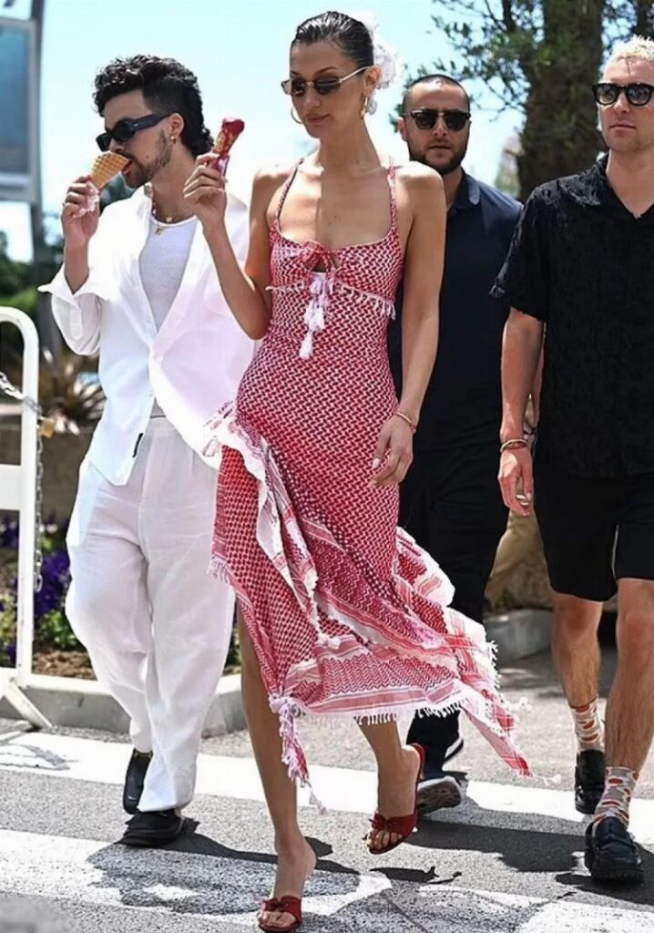 Bella Hadid Shows Her Support for Palestine at Cannes 2024