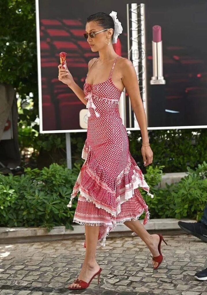 Bella Hadid Shows Her Support for Palestine at Cannes 2024