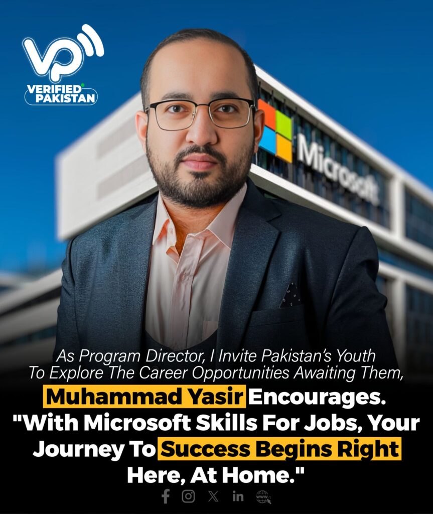 Muhammad Yasir, Program Director of The Microsoft Skills for Jobs